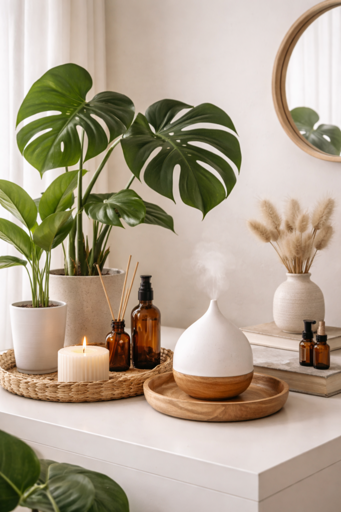 flow cozy living botanical calm interior